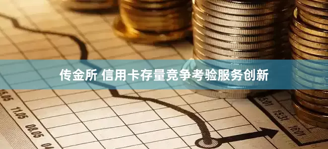 传金所 信用卡存量竞争考验服务创新